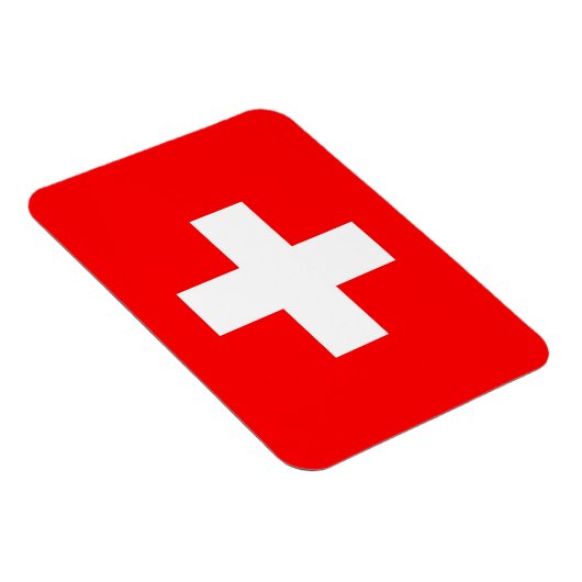 Patriotischer flexibler Magnet mit Schweizer Flagg (Rechte Seite)
