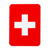 Patriotischer flexibler Magnet mit Schweizer Flagg (Vertikal)