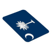 Patriotischer flexibler Magnet mit South Carolina- (Rechte Seite)