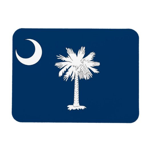 Patriotischer flexibler Magnet mit South Carolina- (Horizontal)