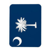 Patriotischer flexibler Magnet mit South Carolina- (Vertikal)