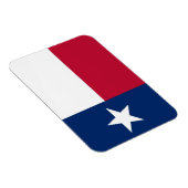 Patriotischer flexibler Magnet mit Texas-Flagge (Rechte Seite)