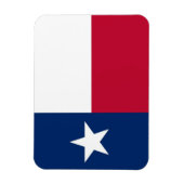 Patriotischer flexibler Magnet mit Texas-Flagge (Vertikal)