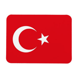 Patriotischer flexibler Magnet mit türkischer Flag