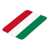 Patriotischer flexibler Magnet mit ungarischer Fla (Linke Seite)