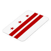 Patriotischer flexibler Magnet unter der Flagge vo (Linke Seite)