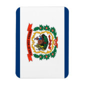 Patriotischer flexibler Magnet, West Virginia-Flag Magnet (Vertikal)