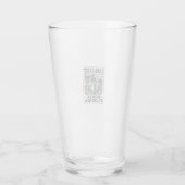 Patriotischer Florida-Alligator 4. Juli Glas (Rückseite)