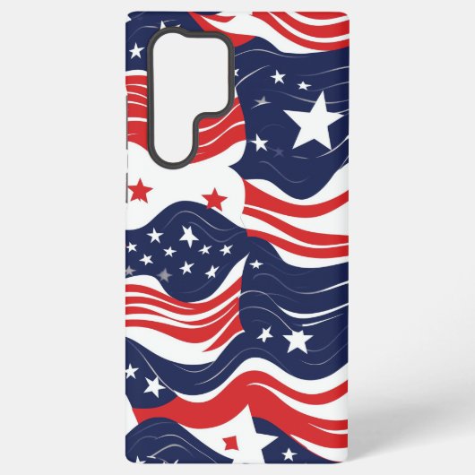 Patriotischer Fluss Samsung Galaxy Hülle (Rückseite)