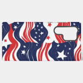 Patriotischer Fluss Samsung Galaxy Hülle (Rückseite (Horizontal))