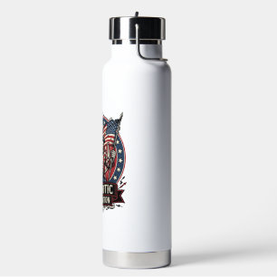 Patriotischer Frankenstein Freiheit Schrecklicher Trinkflasche