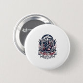 Patriotischer Freiheits-Sensenmann Dunkler Patriot Button (Vorne & Hinten)
