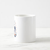 Patriotischer Freiheitsfeier-Kaffee Kaffeetasse (Mittel)