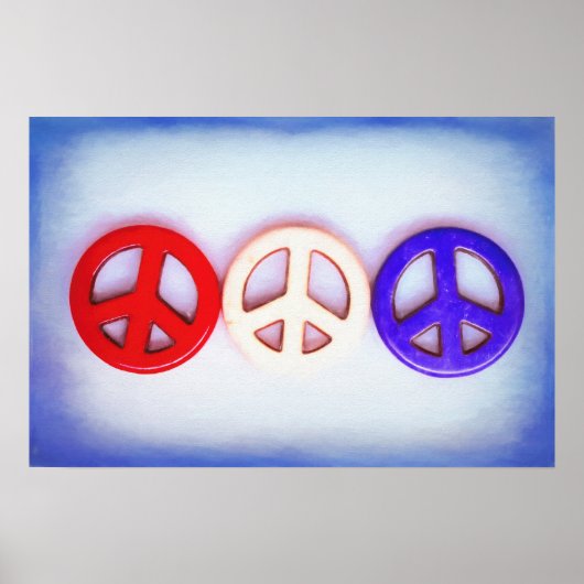 Patriotischer Frieden Poster (Vorne)