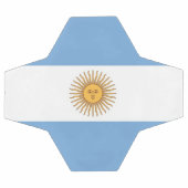 Patriotischer Fußballball mit argentinischer Flagg Fußball (Flach)