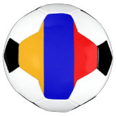 Patriotischer Fußballball mit armenischer Flagge Fußball (Gedreht)