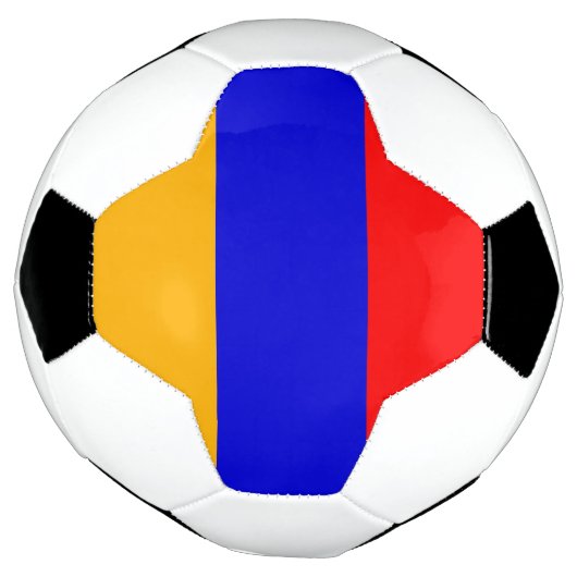 Patriotischer Fußballball mit armenischer Flagge Fußball (Gedreht)