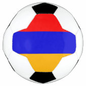 Patriotischer Fußballball mit armenischer Flagge Fußball (Vorderseite)