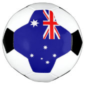 Patriotischer Fußballball mit Australischer Flagge Fußball (Gedreht)