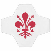 Patriotischer Fußballball mit der Flagge von Flore Fußball (Flach)