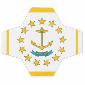 Patriotischer Fußballball mit Flagge auf der Insel Fußball (Flach)