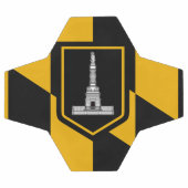 Patriotischer Fußballball mit Flagge von Baltimore Fußball (Flach)