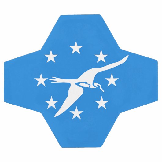 Patriotischer Fußballball mit Flagge von Corpus Ch Fußball (Flach)