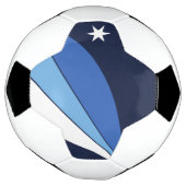 Patriotischer Fußballball mit Flagge von Kolumbien Fußball (Gedreht)