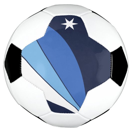 Patriotischer Fußballball mit Flagge von Kolumbien Fußball (Gedreht)