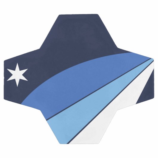 Patriotischer Fußballball mit Flagge von Kolumbien Fußball (Flach)