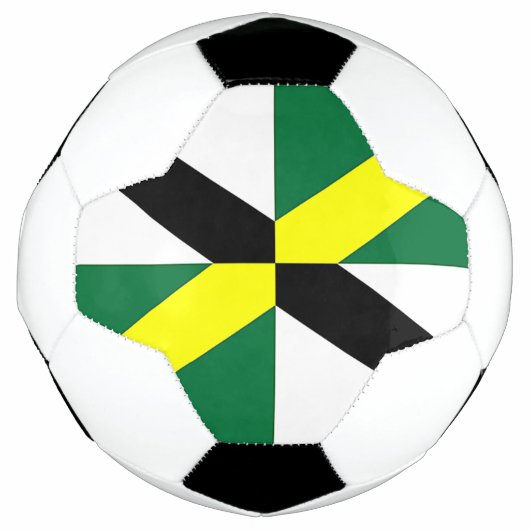 Patriotischer Fußballball mit Flagge von Monterey Fußball (Vorderseite)