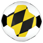 Patriotischer Fußballball mit Flagge von München Fußball (Gedreht)