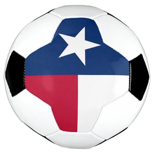 Patriotischer Fußballball mit Flagge von Texas Fußball (Gedreht)