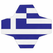 Patriotischer Fußballball mit griechischer Flagge Fußball (Flach)