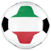 Patriotischer Fußballball mit italienischer Flagge Fußball (Gedreht)