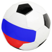 Patriotischer Fußballball mit Russland-Flagge Fußball (Dreiviertel)