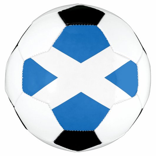 Patriotischer Fußballball mit Schottlandflagge Fußball (Vorderseite)