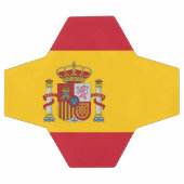 Patriotischer Fußballball mit spanischer Flagge Fußball (Flach)