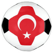 Patriotischer Fußballball mit türkischer Flagge Fußball (Gedreht)