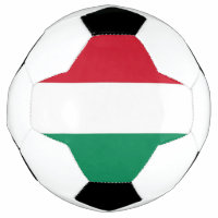 Patriotischer Fußballball mit ungarischer Flagge