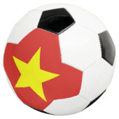 Patriotischer Fußballball mit Vietnam-Flagge Fußball (Dreiviertel)