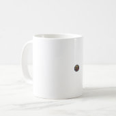 Patriotischer George Washington Reitet T-Rex Ameri Kaffeetasse (Vorderseite Links)