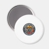 Patriotischer George Washington Reitet T-Rex Ameri Magnet (Vorderseite/Rückseite)