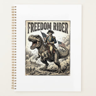 Patriotischer George Washington Reitet T-Rex Freih Planer