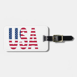Patriotischer Gepäckanhänger USA