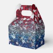 Patriotischer Glitter Geschenkschachtel (Rückseite)