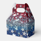 Patriotischer Glitter Geschenkschachtel (Vorderseite)