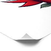 Patriotischer Golden Retriever Americana Art-Shirt Poster (Ecke)