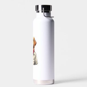 Patriotischer Golden Retriever Liebhaber Vintage-S Trinkflasche