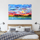 Patriotischer Hafen Leinwanddruck (Insitu (Schlafzimmer))